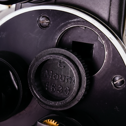 Couvercle de boîtier C-Mount pour caméras ciné Bolex, Beaulieu & Canon Scoopic