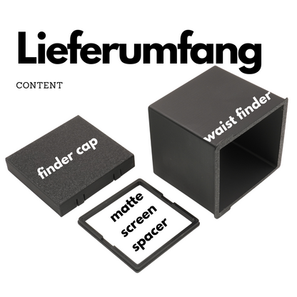 Fokus-Adapter-Set für Escura Hasselback an Hasselblad Kameras
