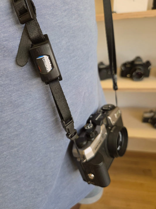 CR2 replacement battery camera strap holder for Pentax 17