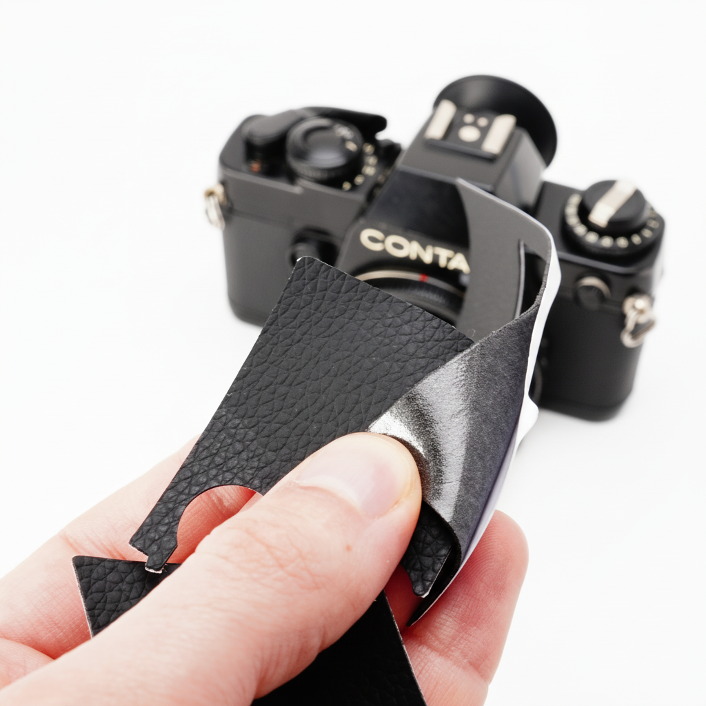 Leather covering for Contax 139 Quartz – Ausgeknipst