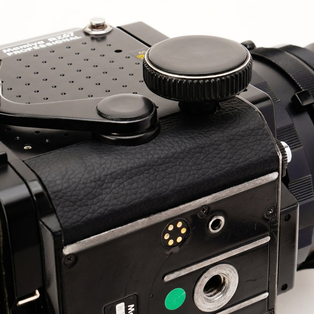 Leather cover for Mamiya RZ67, Pro II Base – Ausgeknipst