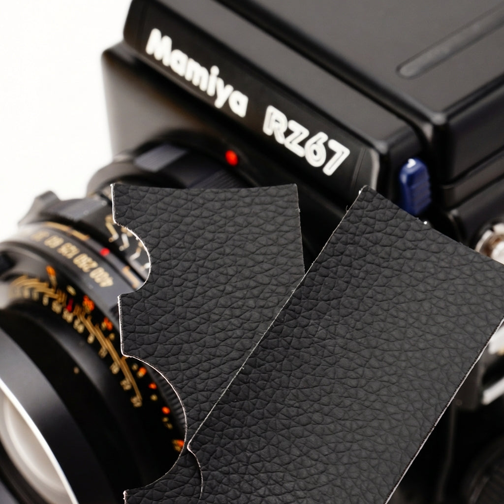 Leather covering for Mamiya RZ67 Professional, Pro II Base