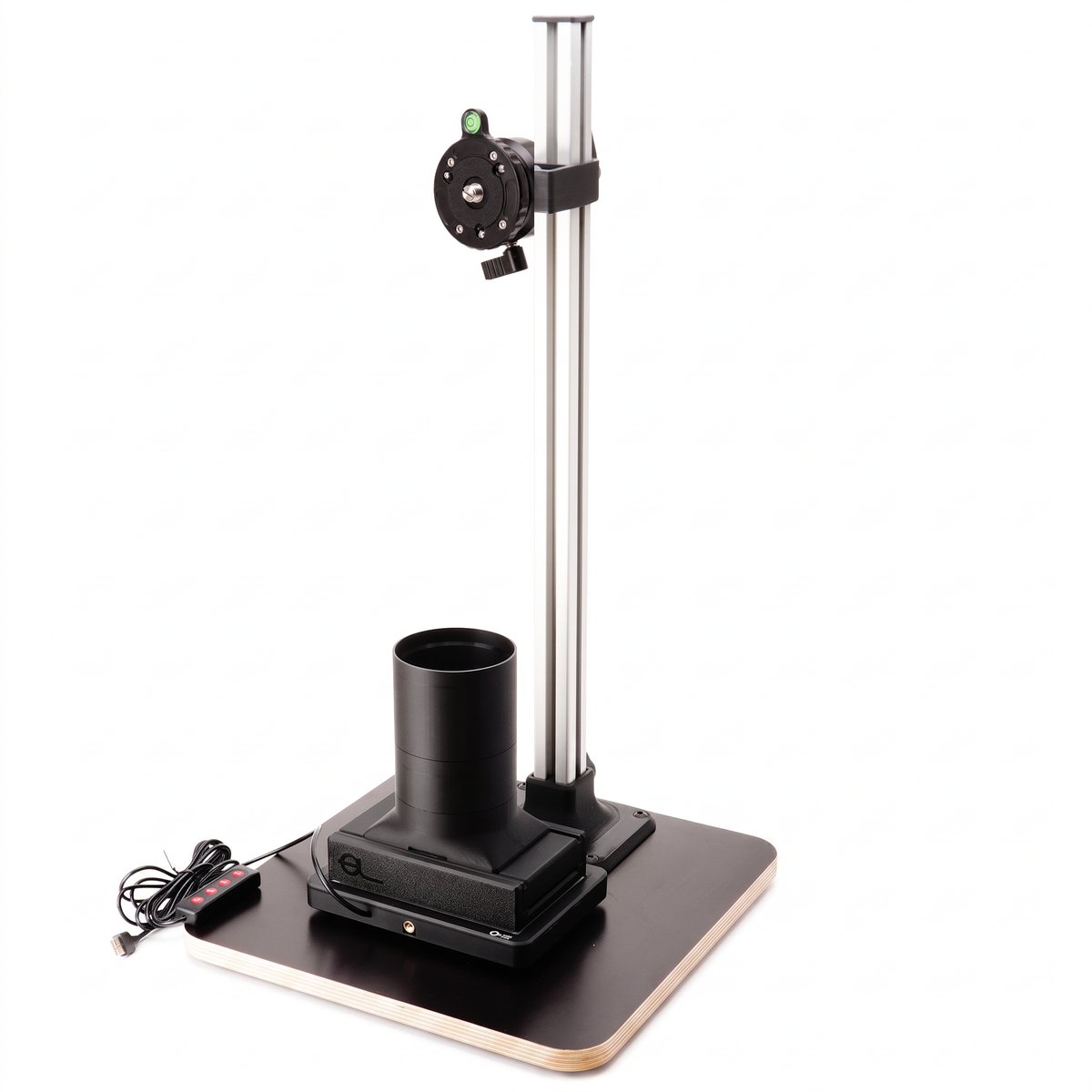 Film Scanner Set für 120, Full Set mit Nivellierbasis an der Kameraaufnahme des Copy Stands