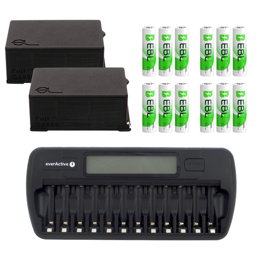 Batterieadapter 6x AA für Fuji GX680 I, GX680 II