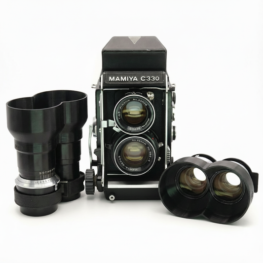 Gegenlichtblende für Mamiya C330 / C220 / C33 Objektive (55mm - 250mm)