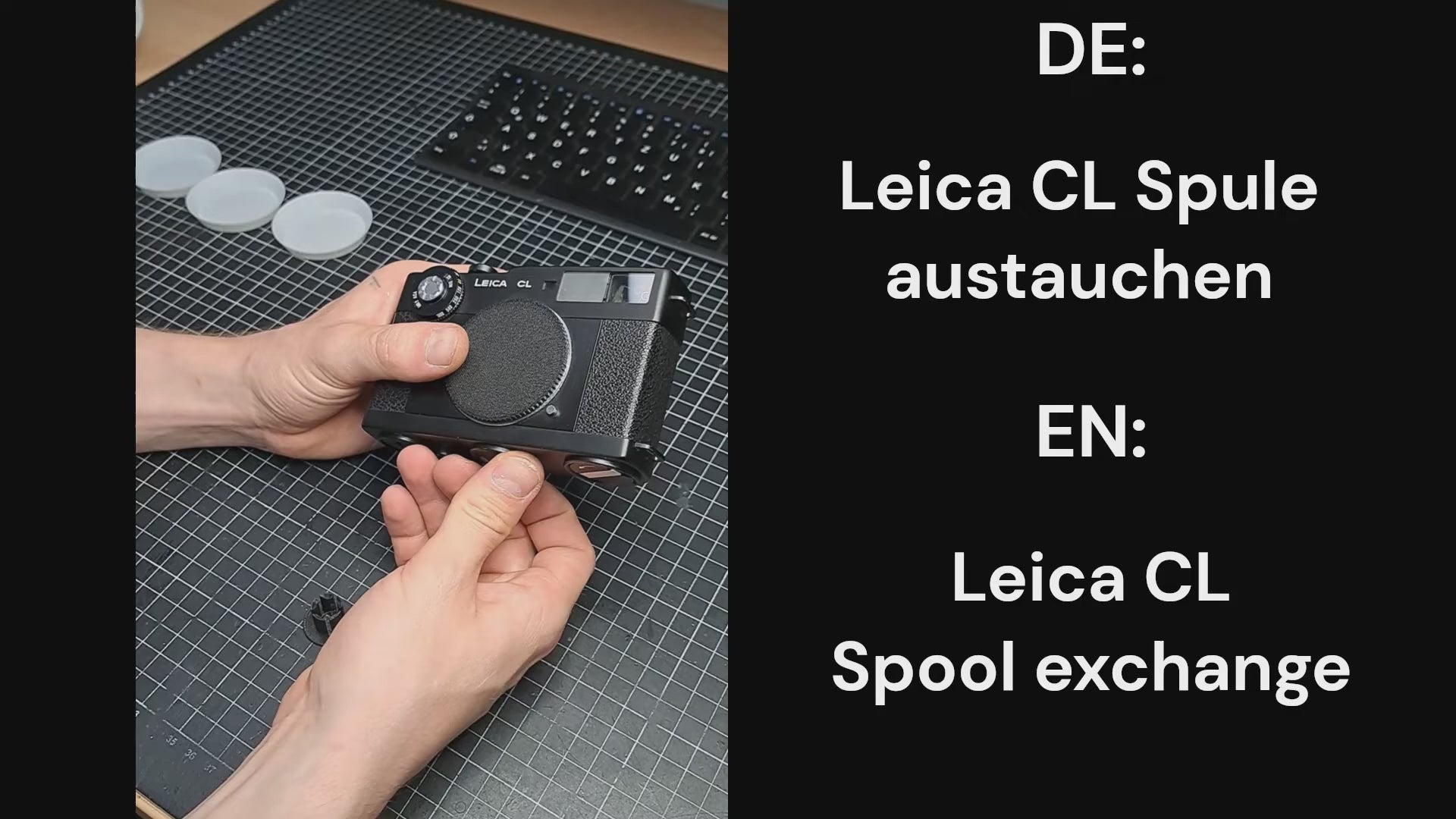 Video: Filmspule für Leica CL & Minolta CLE