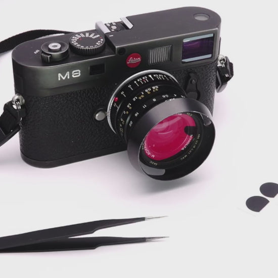 Video: Rotpunkt Logo Abdeckung 12mm für Leica M8, M9, M10, M11, Q