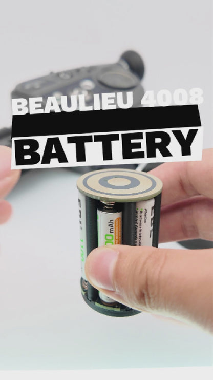 Battery adapter for Beaulieu 4008 S, ZM, ZMII, ZM4 & M3