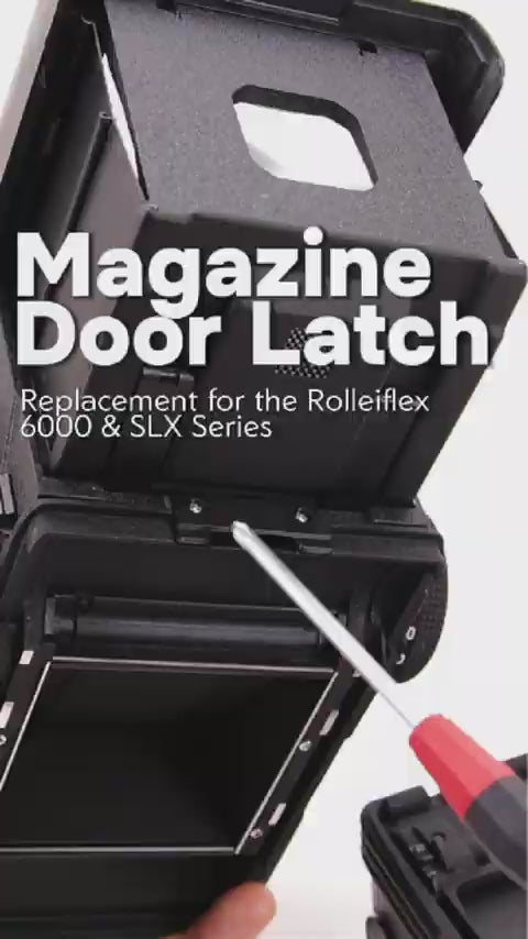Video: Verschlussriegel für Rolleiflex SLX 6006 6008 (Rückwand Magazin)
