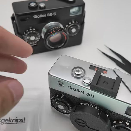 Video: Belichtungsmesser Abdeckung für Rollei 35, 35S, 35T