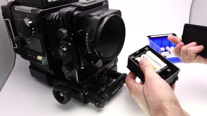 Video: Batterieadapter für Fuji GX680