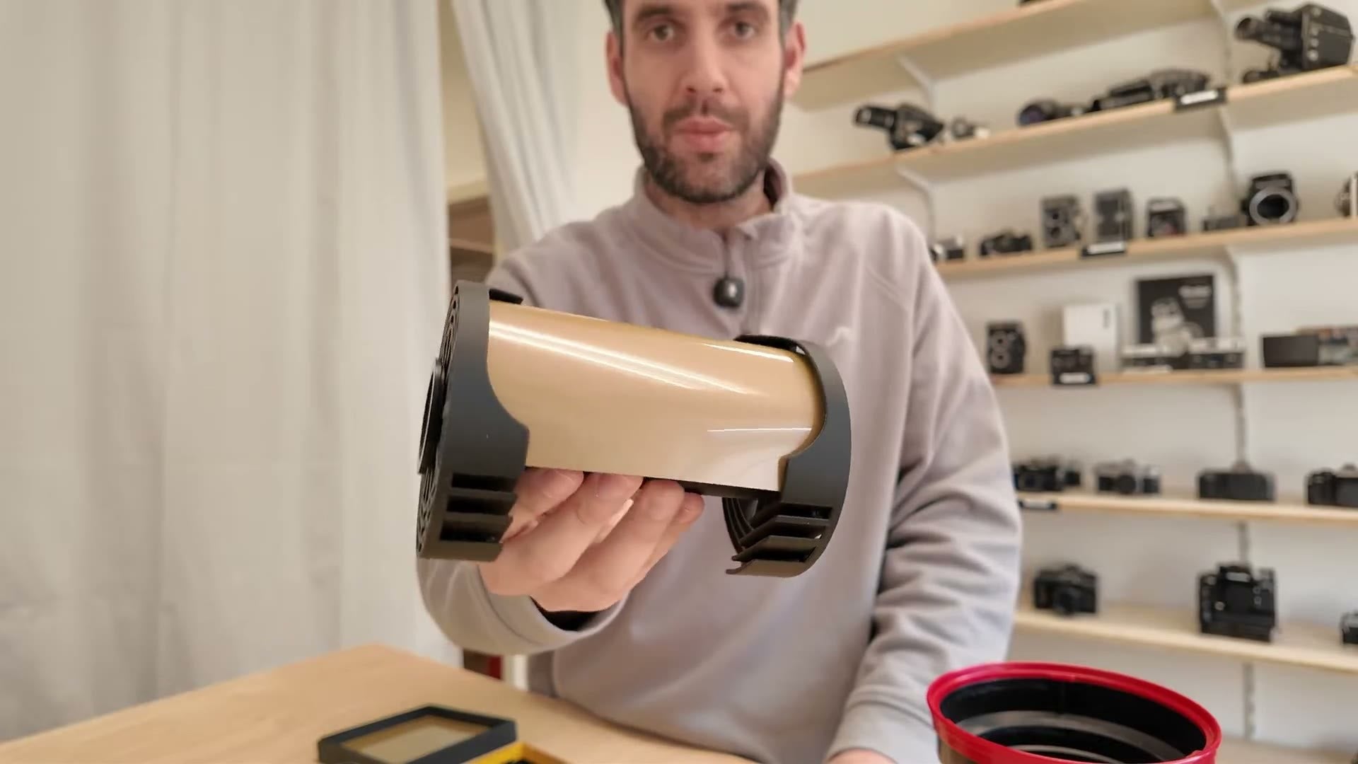 Video: Planfilm Entwicklungsspule 4x5 für Paterson Dosen