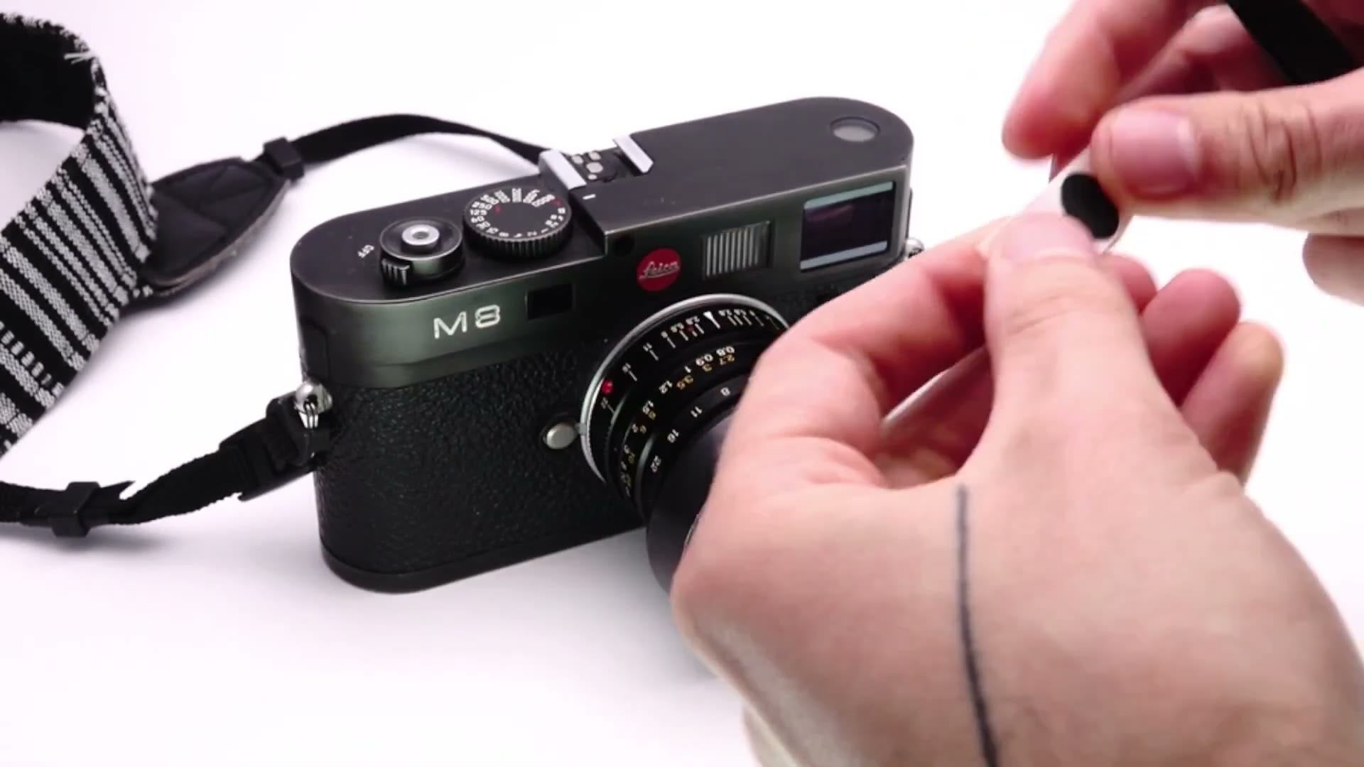 Video: Rotpunkt Logo Abdeckung 12mm für Leica M8, M9, M10, M11, Q