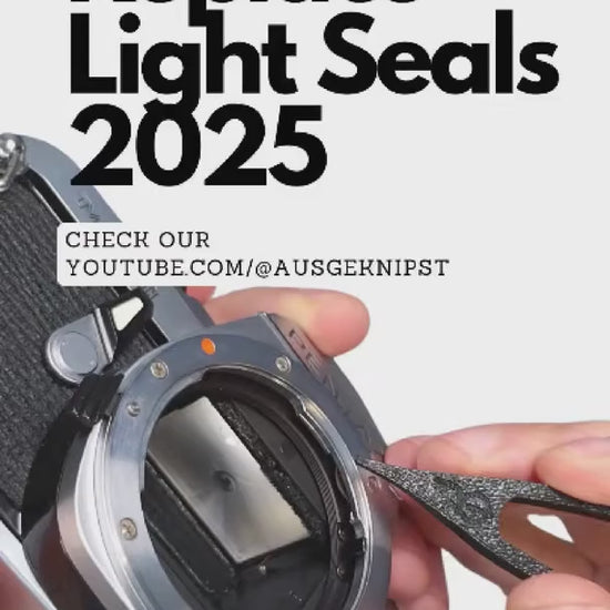 Video: Lichtdichtung Set für Analoge Spiegelreflex Kameras