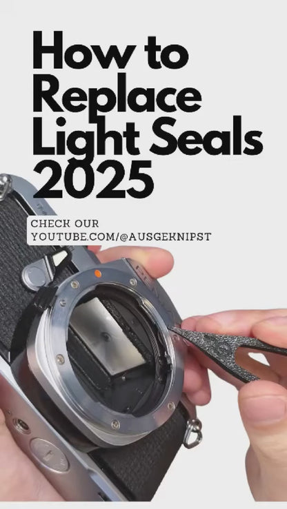Video: Lichtdichtung Set für Analoge Spiegelreflex Kameras