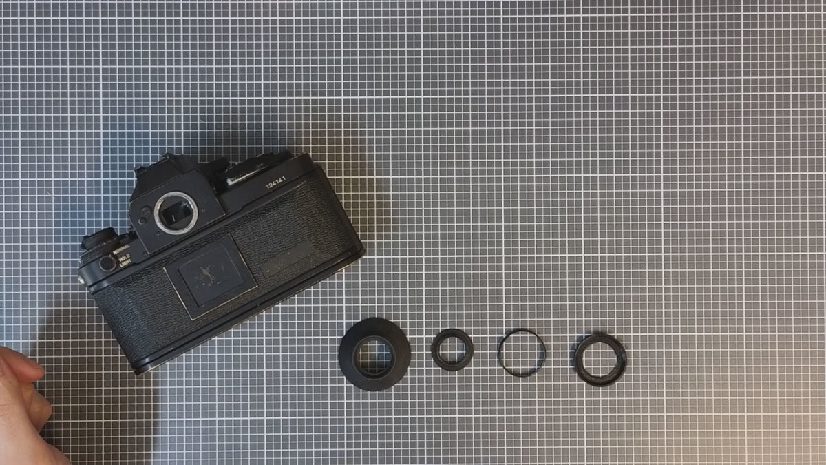 Video: Augenmuschel für Canon F1, F1n, New F1 (19,5mm)