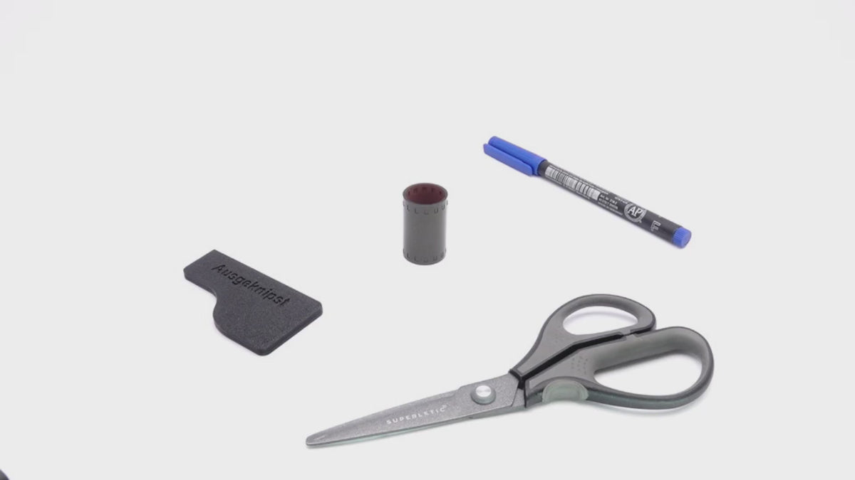Video: 35mm Filmschneider Schablone für AP, Legacypro & Watson Filmlader