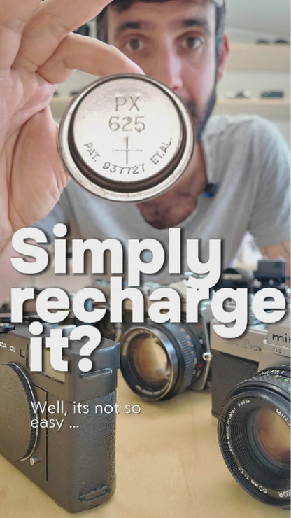 PX625 Batterie e adattatore universale per Olympus 35, Nikon F, Yashica Mat 124, Leica CL e altro