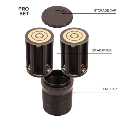 Adaptador de batería para cámaras de cine Beaulieu R16 y 2016 (para 6x AAA)