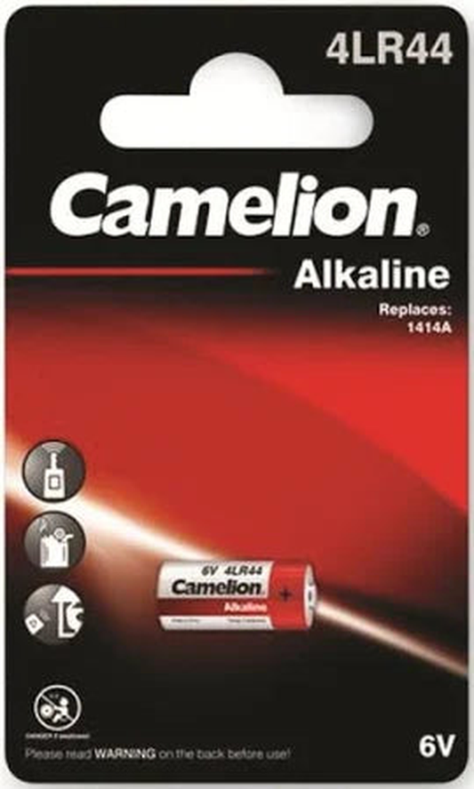 Camelion 4LR44 Alkaline Batterie in Originalverpackung als Energiequelle für den Adapter