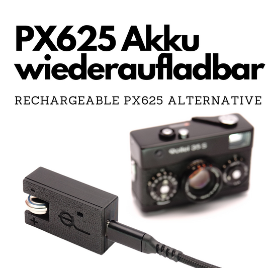 PX625 Batterie Wiederaufladbar (MR-9) mit USB-C Ladegerät für Varta V80H