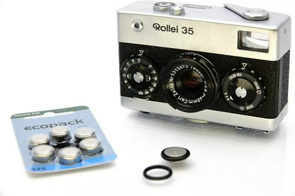 PX625 battery & adapter for Olympus OM-1, Rollei 35 & more