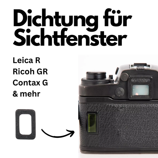 Light seal for viewfinder for Leica R, Contax G, Ricoh GR & more